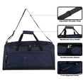 thumbnail image 7 of 24 Pack 55 Liter Capacity Unisex Duffel Bags with Handle and Luggage Shoulder Strap for Gym, Travel and Commuting in Navy Blue, 7 of 7