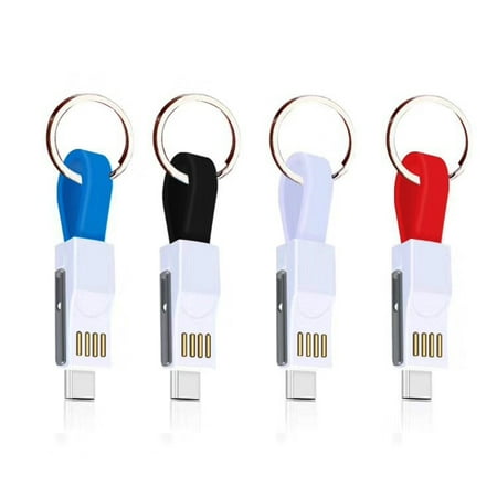 3 In 1 Universal USB Magnetic Charging Cable Keychain Data Cable For i-product Android