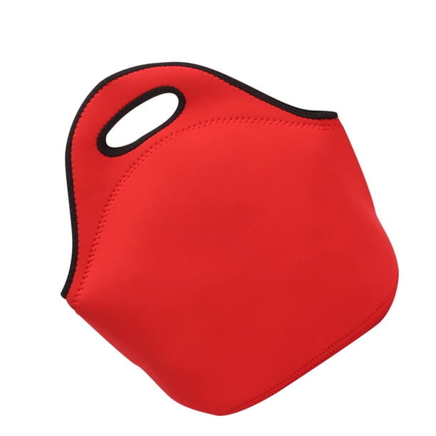 Naiovety Bolsa de almuerzo con asa acolchada: manténgase cómodo y elegante durante todo el día Bolsa de almuerzo ligera para mujeres Bolsa de Kits de desorden para acampar rojo