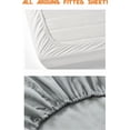 thumbnail image 3 of Luxury Premium Hotel Quality Microfiber Piece Sheet Set Wrinkle All Around Elastic Fitted Sheet Deep Pocket up to Queen Royal, 3 of 7