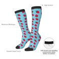 thumbnail image 4 of Fuzoiu Strawberries Print Adult Stockings,Crew Socks,Unisex Fashion Socks, Casual Sports Socks,Comfortable Crew Socks for Everyday Wear and Sports, 4 of 6