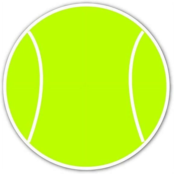 Tennis Ball Vinyl Decal Bumper Sticker