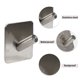 thumbnail image 2 of Ganchos adhesivos de 4 piezas de Unique Bargains para toallas, abrigos y ganchos de pared, se adhieren en el baño y la cocina, tono plateado, 2 of 6