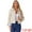 Beige, variant on Women's Turn Down Collar Single Breasted Outwear Winter Pea Coat Khaki S