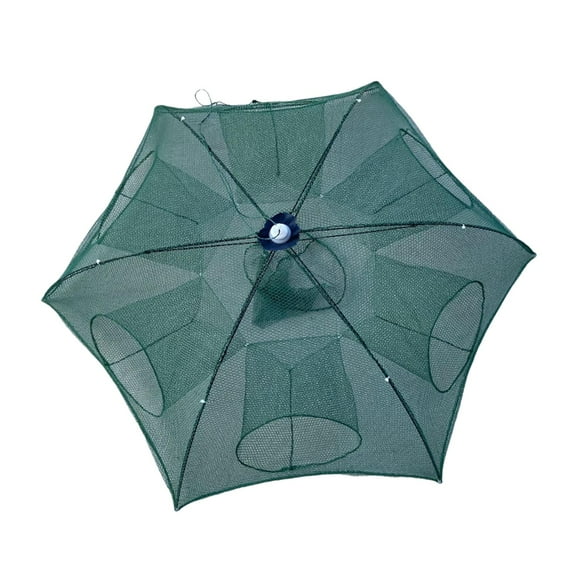 Cubo de pesca disponible automático de de pesca para viajar del cangrejo de río de la comida 6 hoyos Zulema Red de pesca plegable