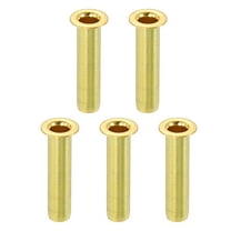 5Pcs Fit for 3mm(1/8") Tube ID Brass Compression Fitting, Insert Tube Support Compression Sleeve Fitting, Sleeve Ferrules for Water Oil Air Pipe