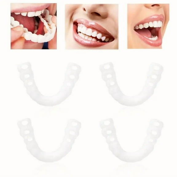 Silicone Orthodontic Mouthguards - Adjustable Teeth Aligners for Men & Women - Comfortable Dental Trainer - Christmas Gift Two boxes for upper and lower teeth