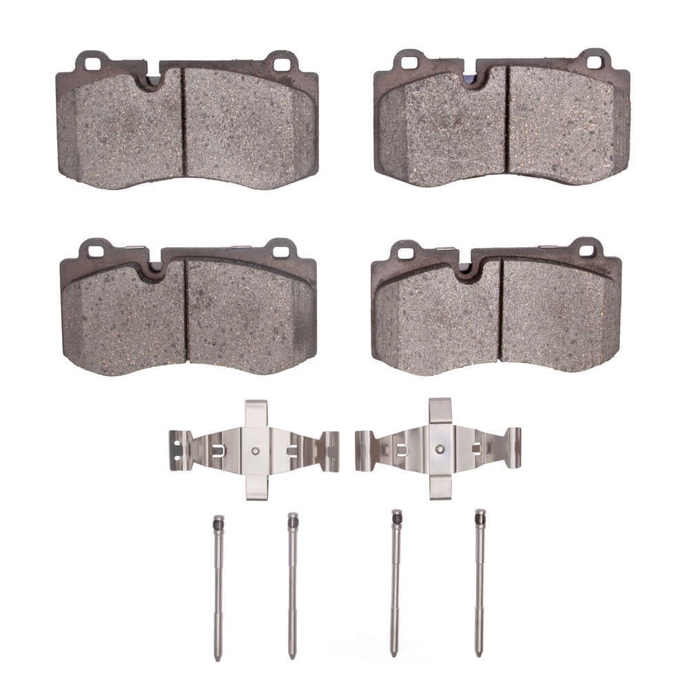 Dynamic Friction Company 1600-1223-01 DFC EURO 5000 Ceramic Brake Pads and Hardware Kit