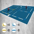 thumbnail image 3 of Juego de marcadores Court Line Eco Walker Create, minicancha de pickleball, 3 of 5