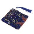 thumbnail image 4 of Guzheng Nail Tape Storage Bag Silk Brocade Jewelry Pouch Bag Blue Sunnimix Guzheng Bolsas de almacenamiento de uñas, 4 of 8