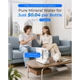 thumbnail image 6 of Waterdrop C2SL Countertop Reverse Osmosis Water Filter, [ Mineral Added ],40oz Autofill Glass Pitcher, 7-Stage RO Filtration, 3:1 Pure to Drain, Reduce PFAS/TDS, Compact Design, Installation-Free, 6 of 9