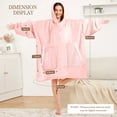 thumbnail image 3 of Livhil Oversized Microfiber & Sherpa Wearable Blanket, One Size Fits All Parent, 3 of 7