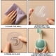 thumbnail image 5 of Juego de 2 soportes para ducha con forma de orejas de cebada, universales, ajustables, sin necesidad de taladrar, soportes para ducha montados en la pared para baño, hotel, 360 grados, 5 of 5