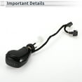 thumbnail image 4 of Perilla de cambio automático Unique Bargains para VW Golf MK7 MK7.5 2013-2019, plástico y cuero sintético, 4 of 7
