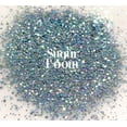 thumbnail image 2 of Glitter Heart Co. - High Quality Polyester Glitter - Sugar Boom - 2 oz Bottle - Holographic Blue Mix, 2 of 2