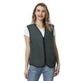 thumbnail image 1 of TOPTIE Supermarket Uniform Vest Zipper Volunteers Event Vest Unisex Waistcoat, 1 of 6