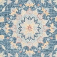 thumbnail image 3 of SAFAVIEH Blossom Vithya Floral Bordered Wool Area Rug, Navy/Multi, 6' x 6' Square, 3 of 4