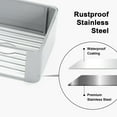 thumbnail image 4 of Shuntong Premium Shower Caddy, Adhesive Bathroom Shower Organizer and Storage, No Drill Shower Shelves for Inside Shower, Rustproof Shower Storage Rack 2 Pack Black, 4 of 7