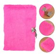 thumbnail image 3 of Plush Cover Journal Plush Cover Notepad Lock Design Notebook Decorative Plush Notepad Gift, 3 of 8