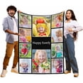 thumbnail image 3 of Personalized Blankets and Throws Photo Blanket Customized Using My Own Photos Customized Blanket Collage Blanket Customized Blankets, 3 of 5