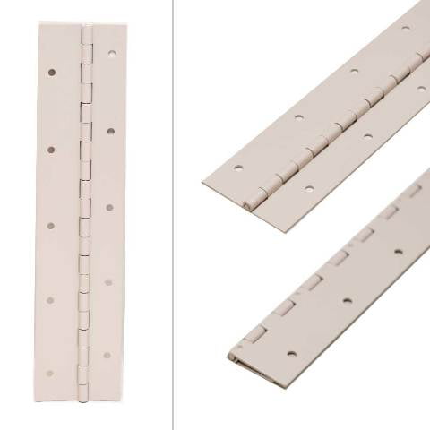 Tracker Boat Piano Hinge 189121 | 14 Gauge 10 Inch Beige Aluminum