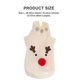 thumbnail image 2 of Ropa para perros con patrón de alce, disfraz de Navidad, ropa transpirable para perros, cachorros, talla L, blanco Rojo Verde RV011031-00797SDJ, 2 of 5