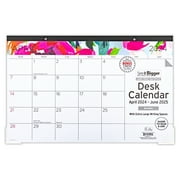 See it Bigger April 2024 - June 2025 Monthly Dated Desk Calendar (17" x 11")