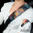 thumbnail image 4 of Werpe Clouds Water Reflection Car Safety Belt Shoulder Pad Interior Decor Funny Ideal for Car Accessories 2Pcs, 4 of 6