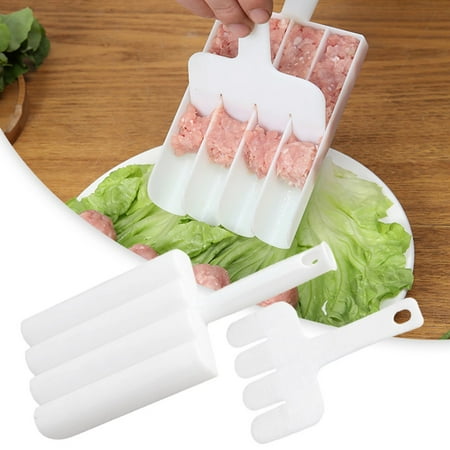 

PASILI Plastic Meatball Maker Set Fried Fish Beaf Meat Making Balls Mold Spoon Tools