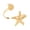 07 Golden 0393, variant on Yammee Unique Geometric Starfish Arm Cuff Bracelet Adjustable Opening Punk Style Iron Jewelry For Women