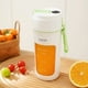 thumbnail image 3 of Licuadora Eléctrica Portátil, Multifunción, Extractor de Frutas, Batidora de 6 Cuchillas, 1200 MAh, Color Verde., 3 of 5
