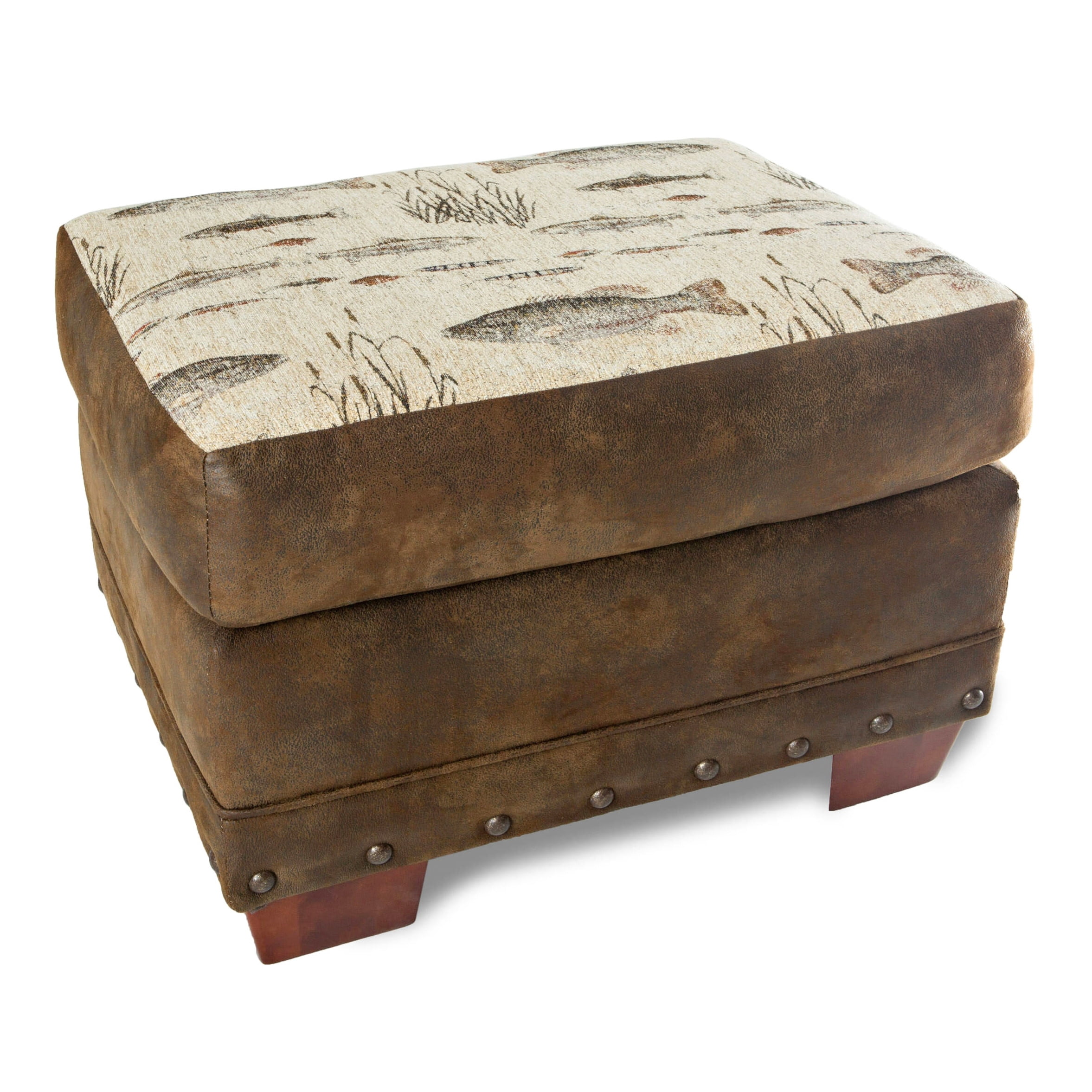 American Furniture Classics Model Angler's Cove Ottoman
