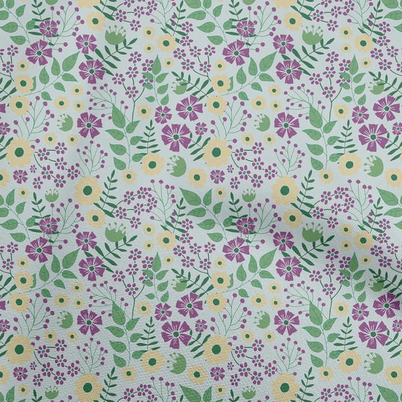 oneOone Polyester Spandex Green Fabric Block Sewing Craft Projects Fabric Prints By Yard 56 Inch Wide-KC