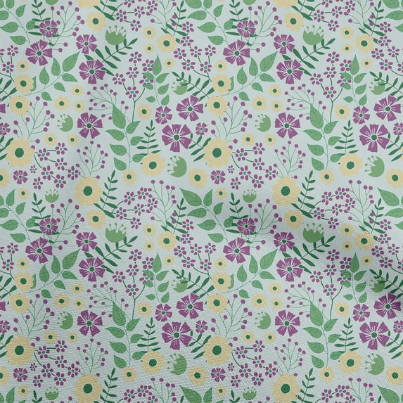 oneOone Cotton Cambric Green Fabric Block Sewing Craft Projects Fabric Prints By Yard 56 Inch Wide-QA