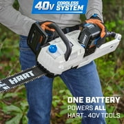 HART 40V Cordless Brushless 14 inch Chainsaw Kit (1) 4.0Ah Lithium-Ion Battery