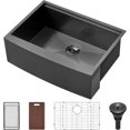 thumbnail image 4 of Drop in Kitchen Sink  Nano  Stainless Steel Deep Single Bowl with Efficient Drainage and Tarnish- Finish for Bar  Laundry  RV  Includes Accessories, 4 of 6
