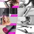 Cordless Auto Hair Curler, Automatic Curling Iron with LCD Display Adjustable Temperature