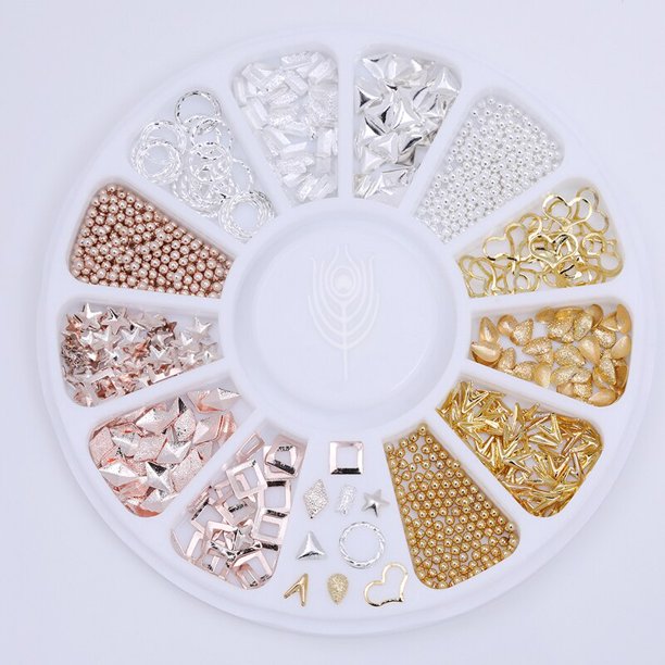 Diamantes de imitación de camaleón de colores mezclados, pequeñas cuentas irregulares brillantes para decoración de uñas 3D, piedra en rueda, puntas de bricolaje Tan Jianjun unisex