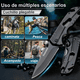 thumbnail image 3 of 5 En 1 Navaja Tactica De Camping Plegable Y Multiherramienta Portátil Xtellar negro, 3 of 4