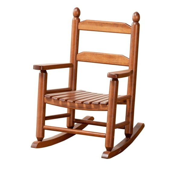 B&Z KD-20N Classic Wooden Childs Porch Chair Rocking Rocker Natural OAK Ages 3-7