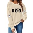 thumbnail image 2 of Heisall Womens Hoodie 2025 Autumn Winter Long Sleeve Hooded Pullover Halloween Print Loose Casual Fashion Sweatshirt, 2 of 4