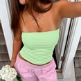 thumbnail image 2 of Knitted Stripe Blouses for Womens Henley Neck Pullover Sweater Blouses Long Sleeve Shirts Relaxed Fit Tunics Blouses Beach Holiday Clothes, 2 of 7