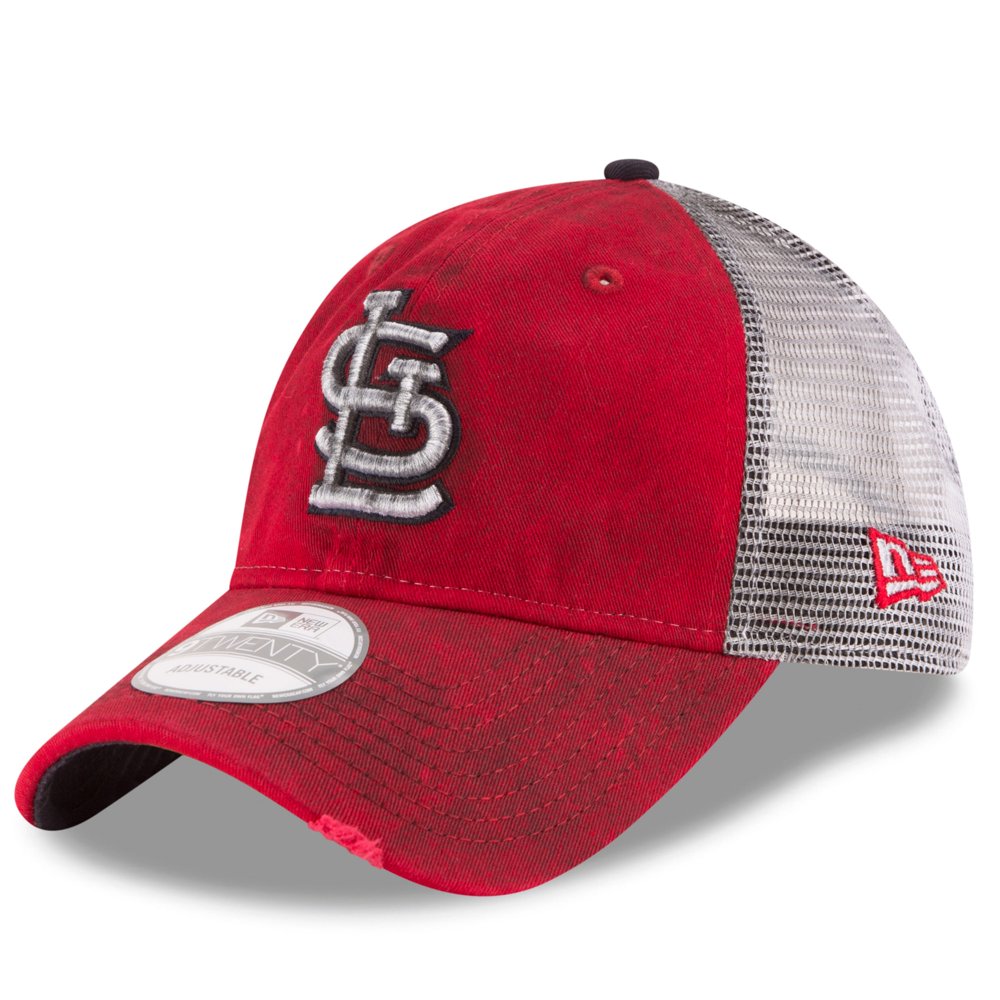 St. Louis Cardinals New Era Team Rustic 9TWENTY Adjustable Hat Red