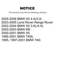 thumbnail image 2 of Positive Plus Front Rear Semi-Metallic Brake Pads Kit for Car BMW X5 M5 Land Rover Range 740i 740iL KPF-100326, 2 of 8
