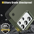 thumbnail image 2 of Samsung Galaxy S21 Ultra 5G Case Military Shockproof Kickstand Cell Phone Cover Protective with Upgrade Hard PC & Premium Soft TPU Kickstand for Galaxy S21 Ultra 6.8 inch Green, 2 of 7