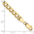 thumbnail image 2 of Primal Gold 10 Karat Yellow Gold 5.25mm Semi-solid Curb Link Chain, 2 of 4