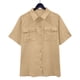 thumbnail image 1 of Puntoco Camisa De Manga Corta Con Solapa De Un Solo Pecho Y Doble Bolsillo Unisex De Verano top/Camisa Con Solapa De Manga Corta Caqui Xl, Regalo Para Mujer, 1 of 9