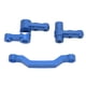 thumbnail image 2 of Kit de grupo de dirección de aleación de aluminio, piezas mejoradas de coche RC para REMO 1/16 SMAX 1621 1625 1631 1635 1651 1655 A2505 RC CarBlue, 2 of 10