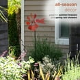 thumbnail image 5 of Alpine Corporation Metal Windmill Garden Stake, 52 Inch Tall, Red, KIY102RD, 5 of 11
