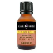 Sensible Remedies Grapefruit 100% Therapeutic Grade Essential Oil, 15 mL (0.5 fl oz)